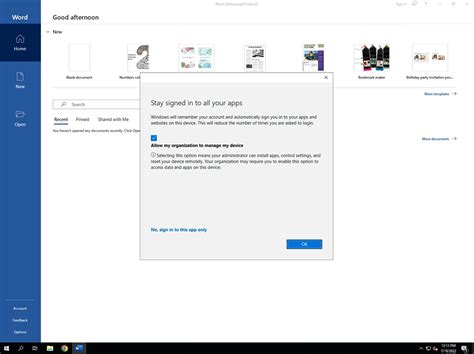 signedoutaduser|office 365 apps in shared activation and having sign.